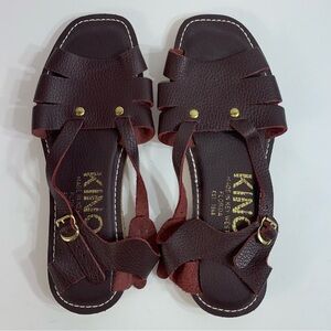 Women's Brown Leather Sandals